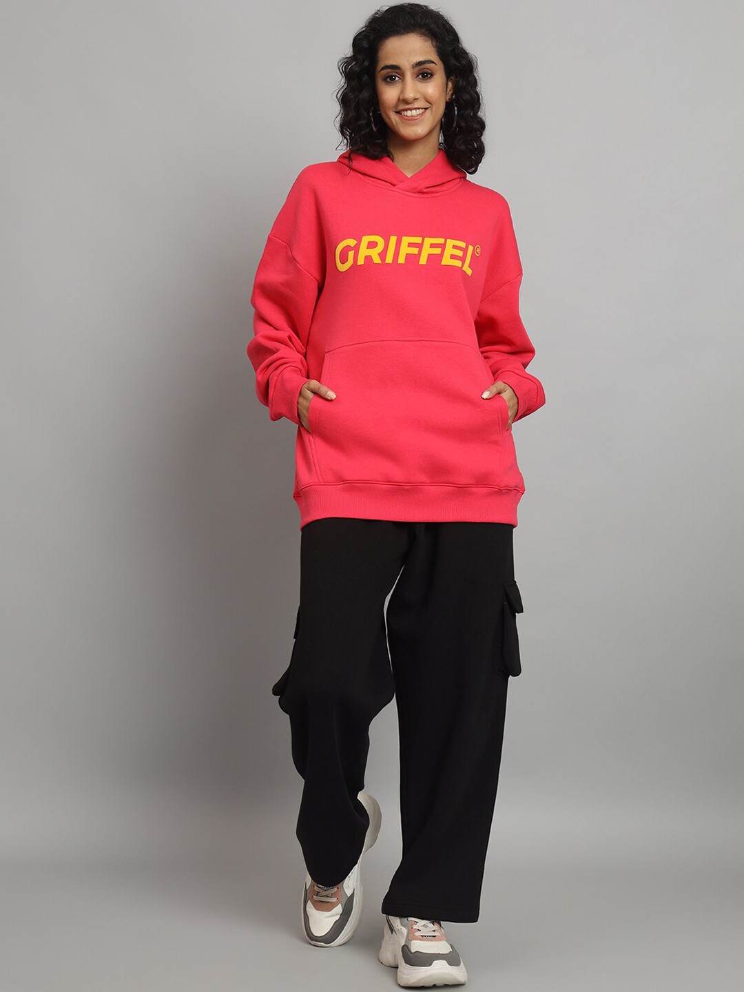 

GRIFFEL Women Printed Tracksuit, Pink