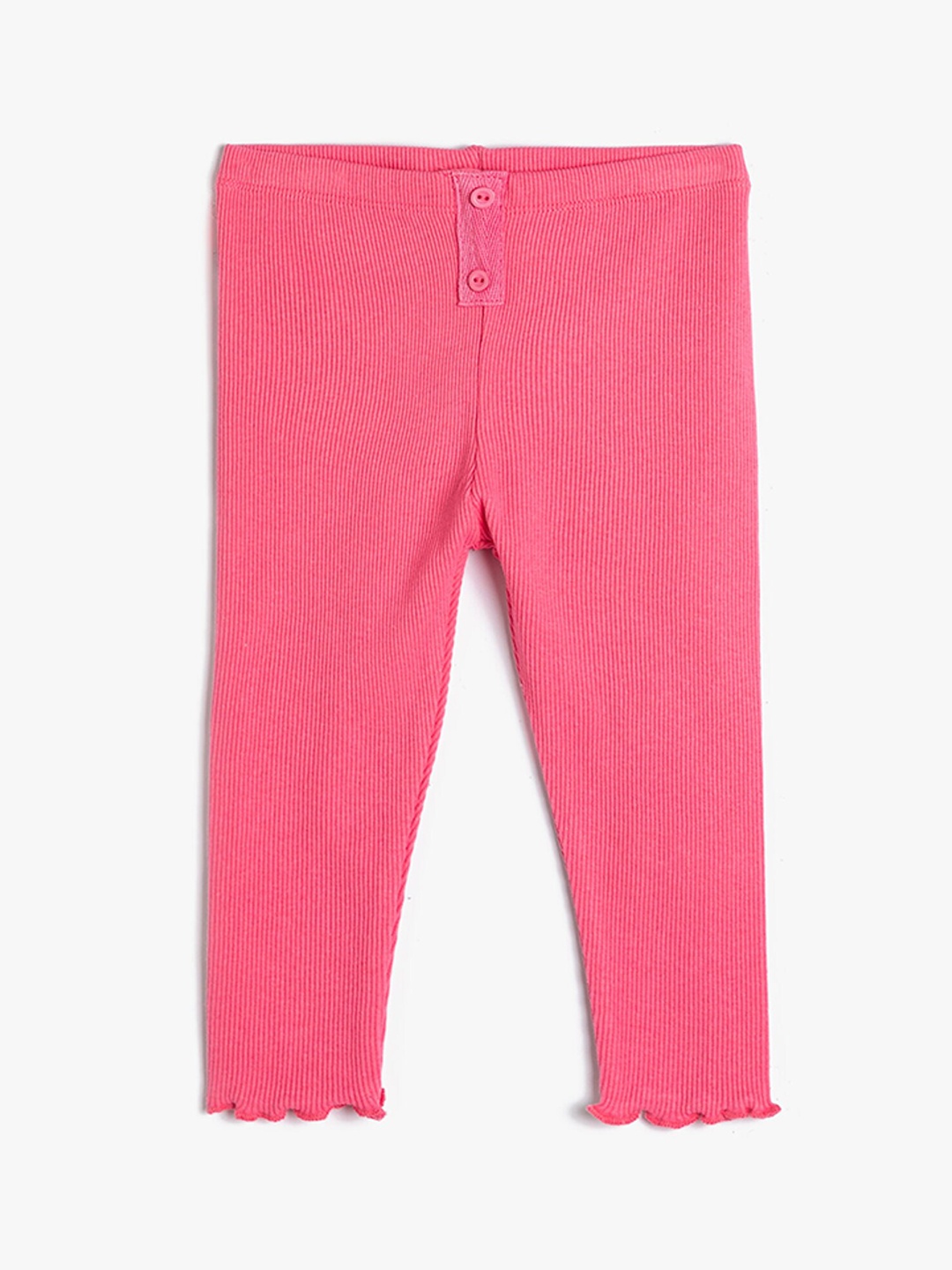 

Koton Girls Ankle-Length Leggings, Pink