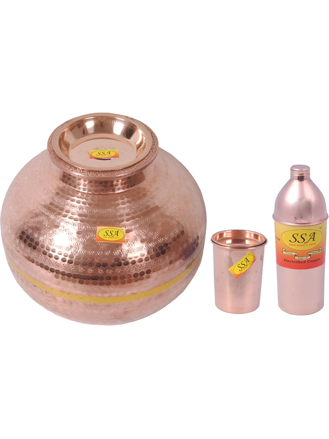 

Shivshakti Arts Brown 3 Pcs Copper