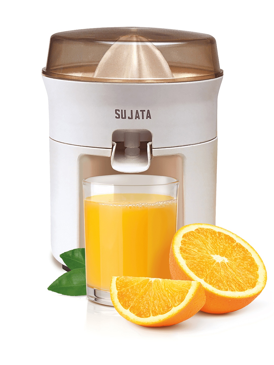 

SUJATA White & Gold Toned Citromatic White Juicer