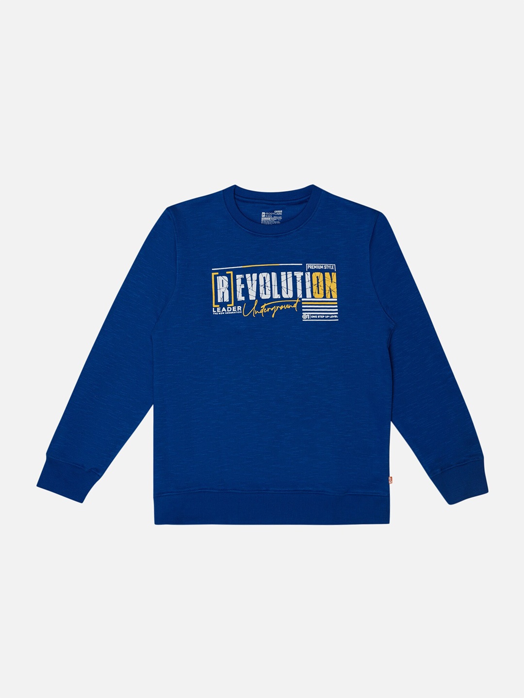 

Bodycare Kids Boys Typography Round Neck Printed Pullover, Blue