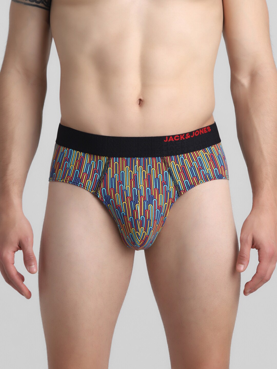 

Jack & Jones Printed Low-Rise Basic Briefs 2672591001, Blue
