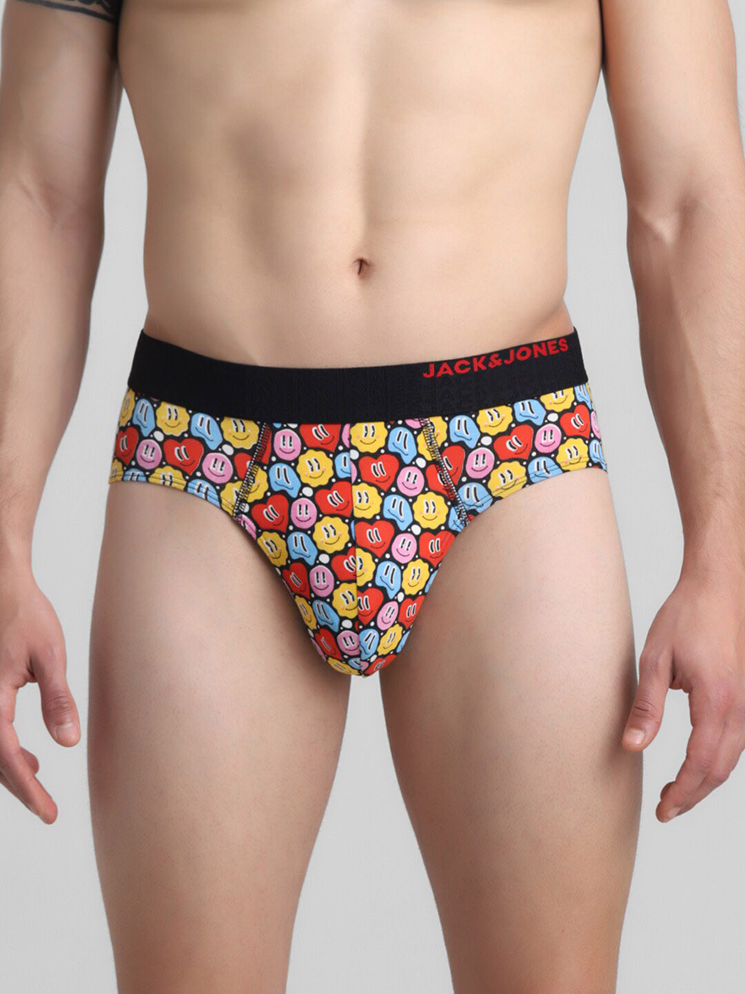 

Jack & Jones Printed Hipster Briefs 2672594001, Red
