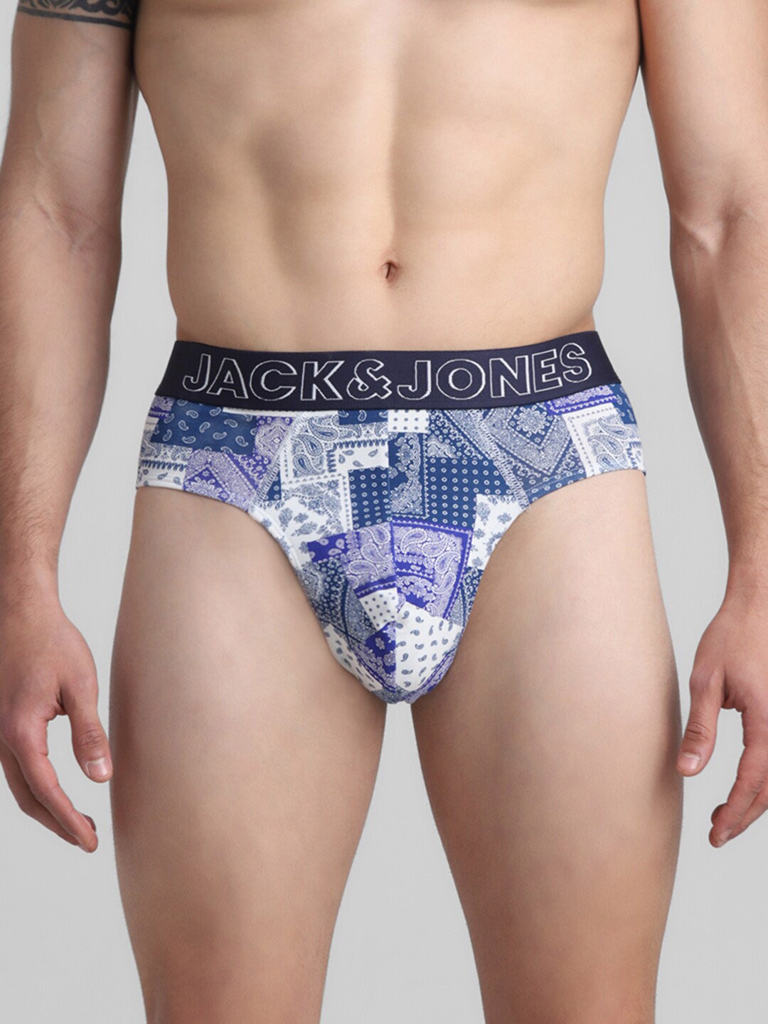 

Jack & Jones Printed Basic Briefs- 2672588001, Blue