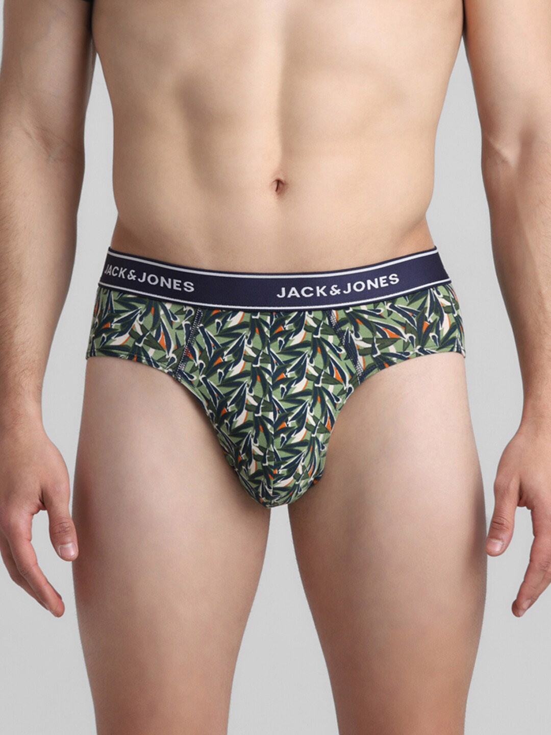

Jack & Jones Printed Basic Briefs- 2672596001, Green