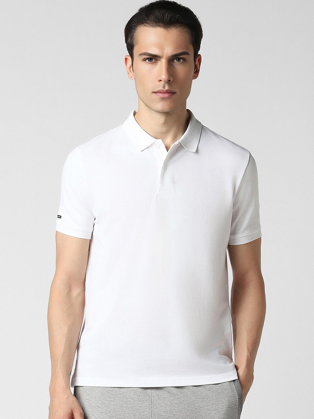 

Van Heusen Flex Polo Collar Short Sleeves Cotton T-shirt, White
