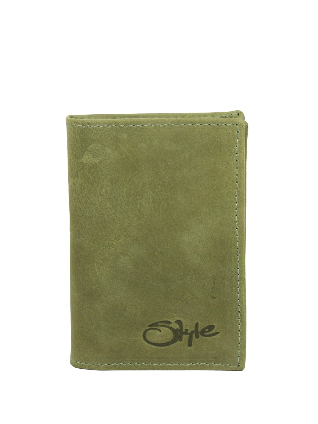 

Style Shoes Men Leather Card Holder, Green