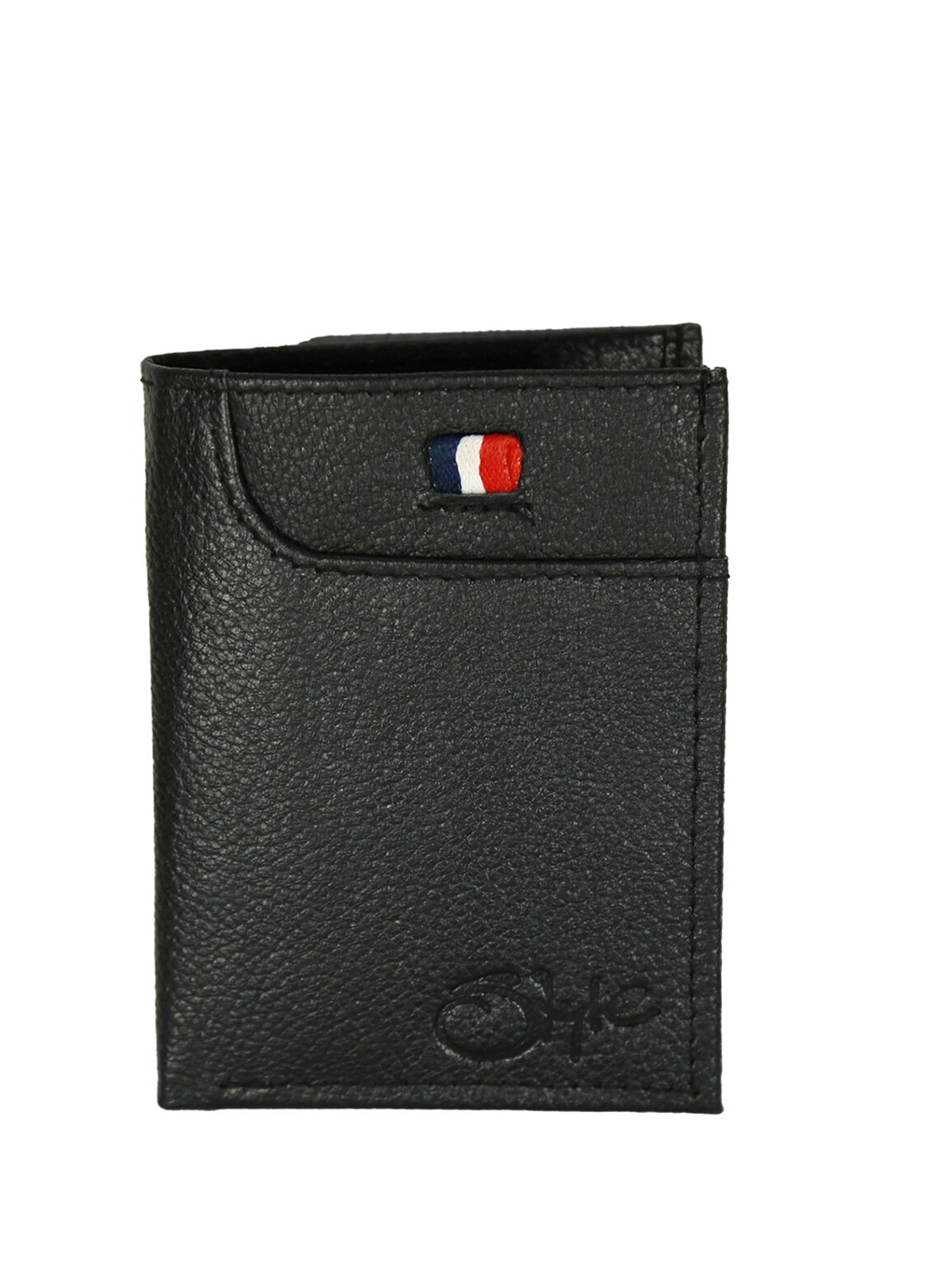 

Style Shoes Men Leather Card Holder Wallet, Black