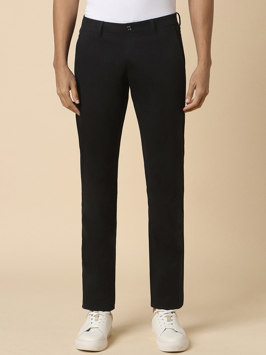 

Allen Solly Slim Fit Trousers, Black