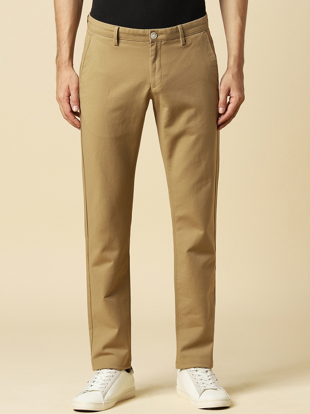 

Allen Solly Slim Fit Trousers, Brown