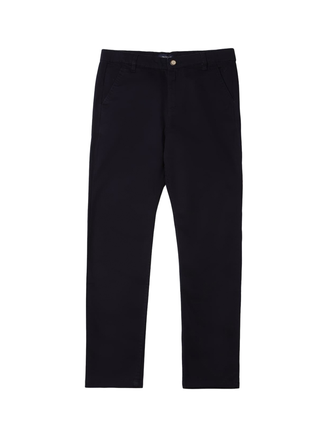 

Allen Solly Junior Boys Slim Fit Mid Rise Chinos Trouser, Navy blue