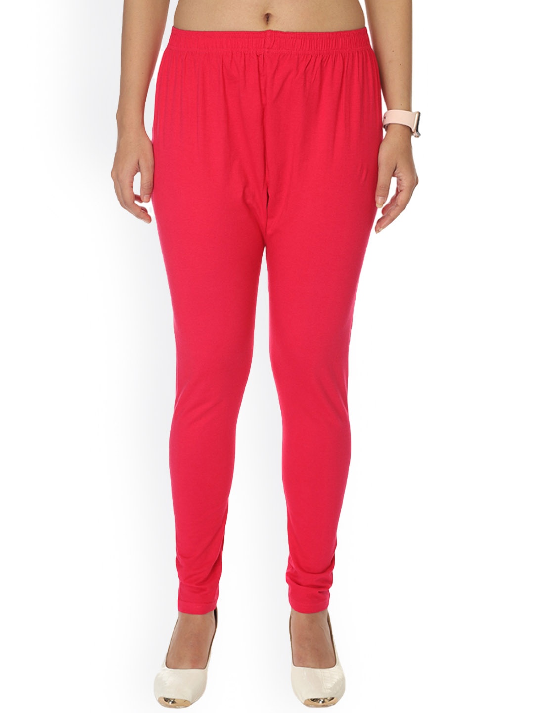 

Comfy Pro Ankle Length Four way Stretchable Leggings, Pink