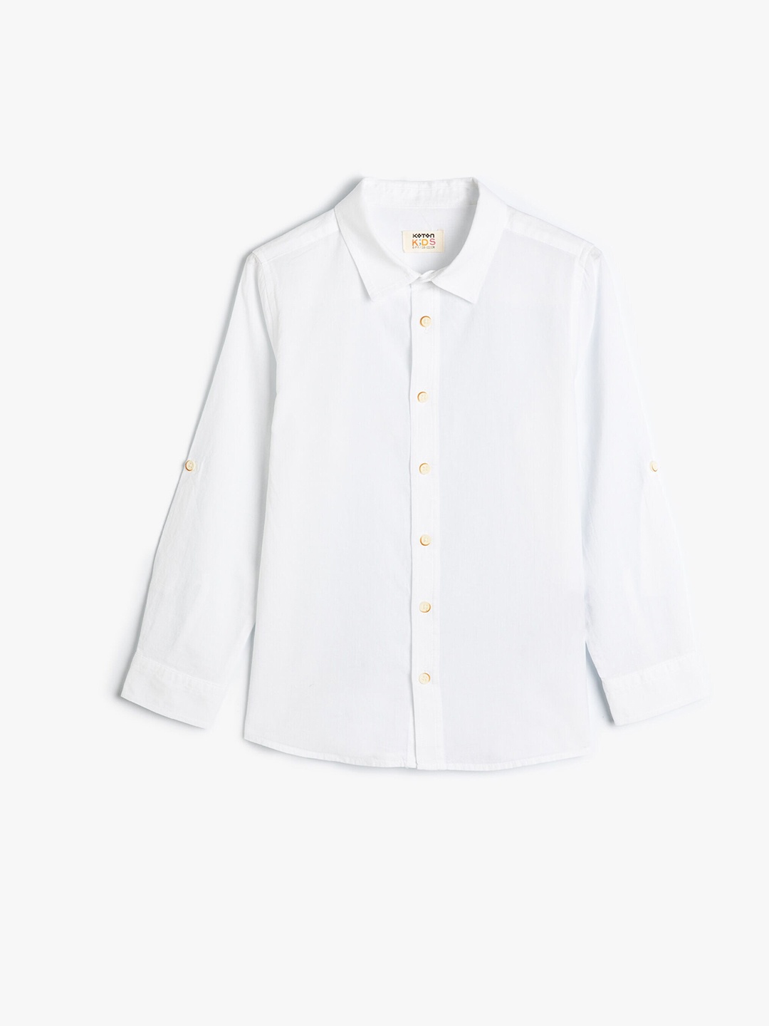 

Koton Boys Opaque Cotton Casual Shirt, White