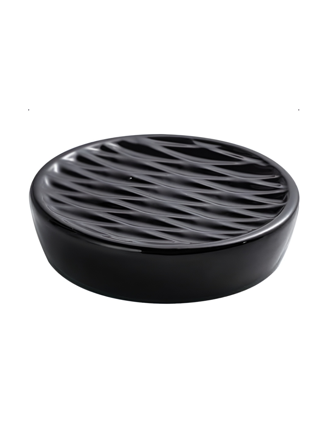 

The Better Home Black Textured Ceramic Soap Dish