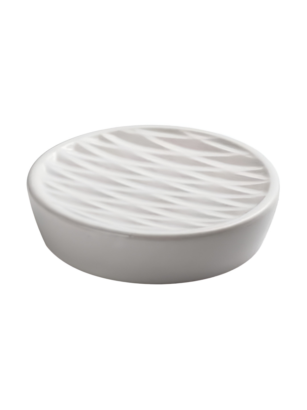 

The Better Home White Textured Ceramic Soap Dish