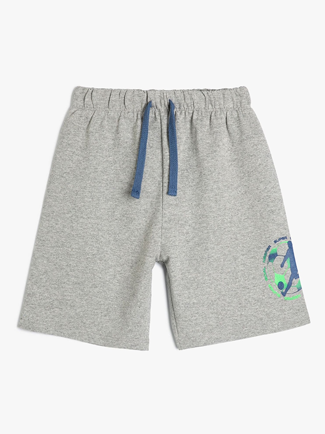 

Koton Boys Mid-Rise Regular Shorts, Grey