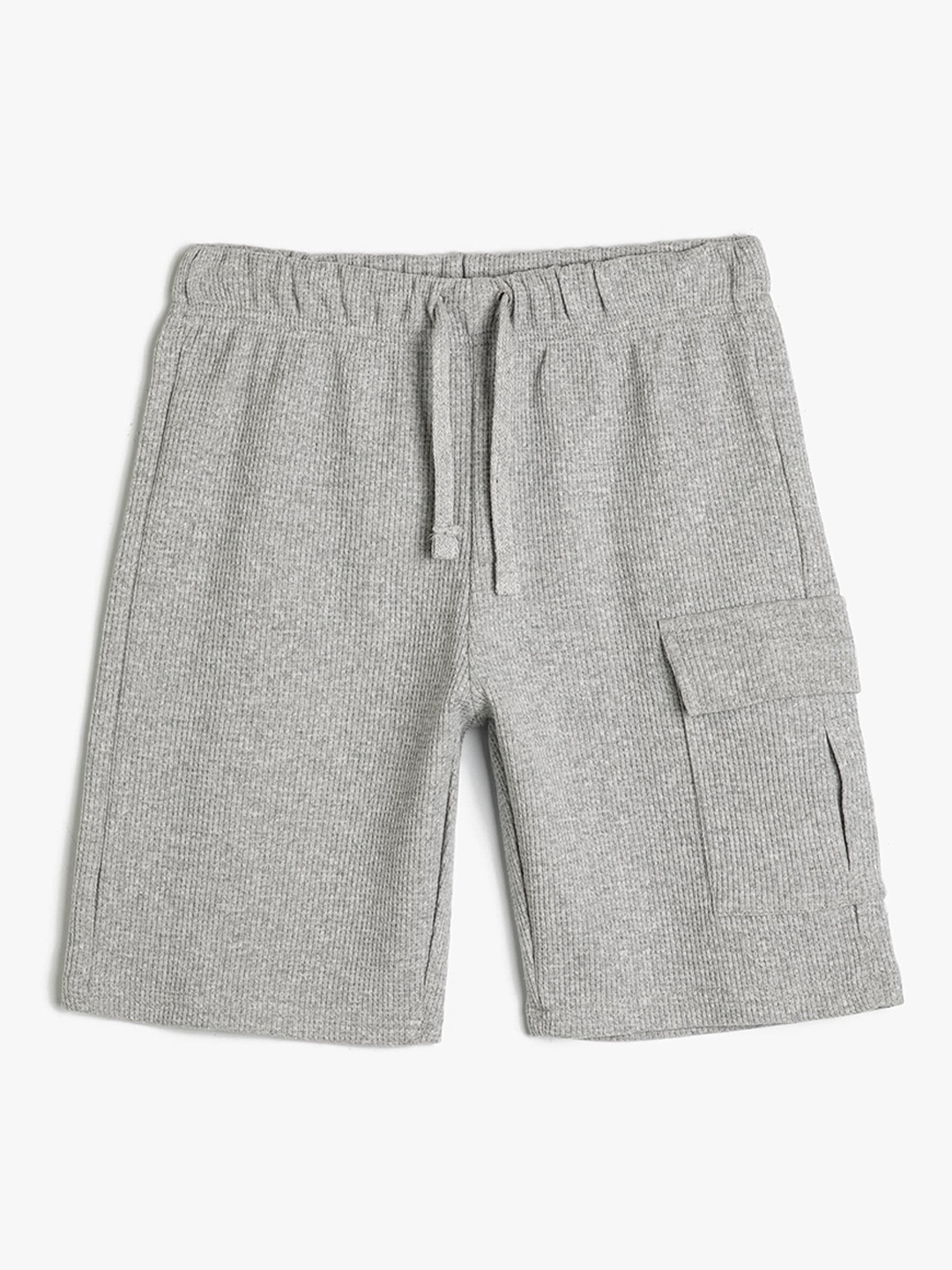 

Koton Boys Regular Fit Mid-Rise Shorts, Grey