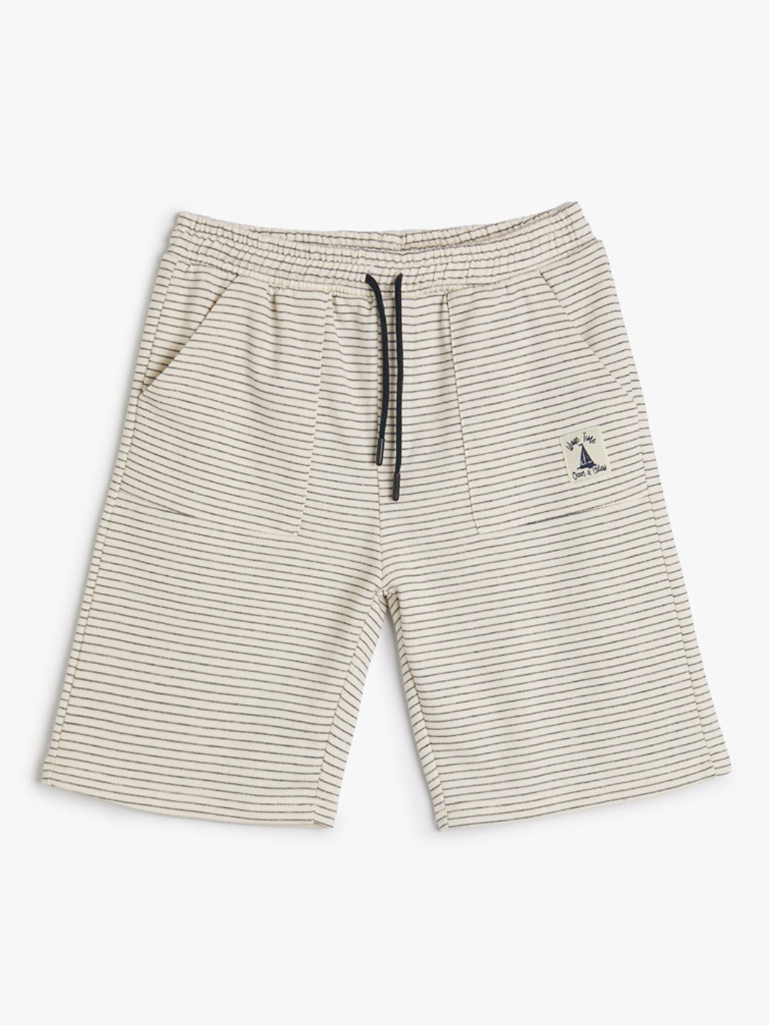 

Koton Boys Mid-Rise Shorts, Navy blue