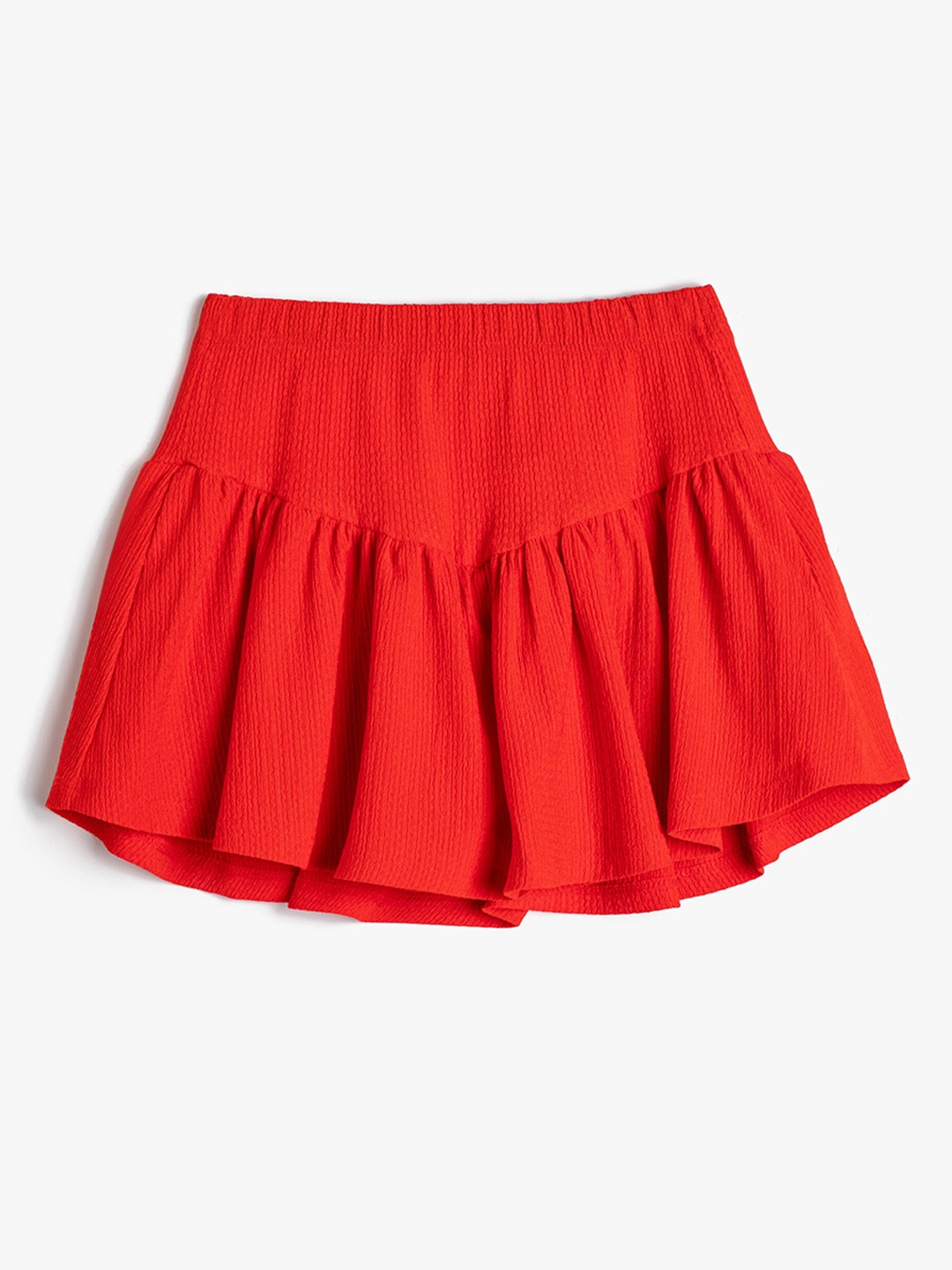 

Koton Girls Mini Flared Skirt, Red