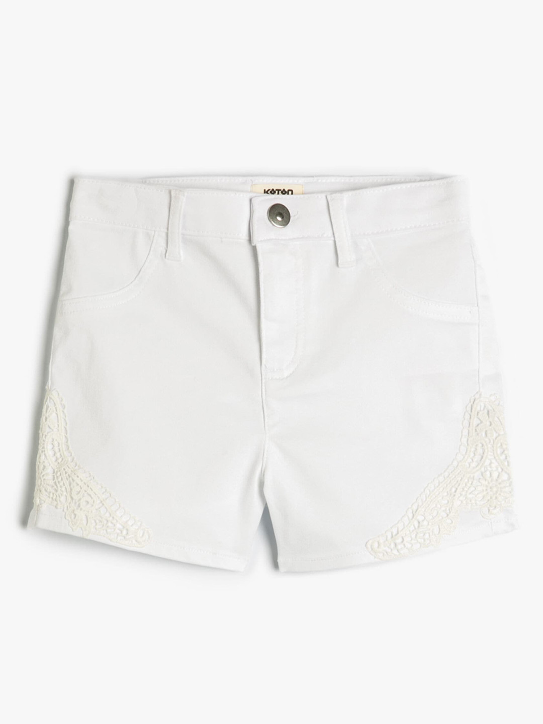 

Koton Girls Regular Fit Shorts, White