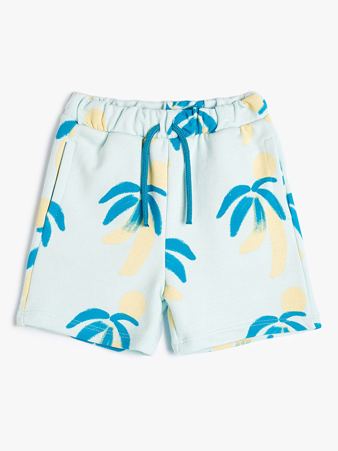 

Koton Boys Graphic Printed Pure Cotton Shorts, Green