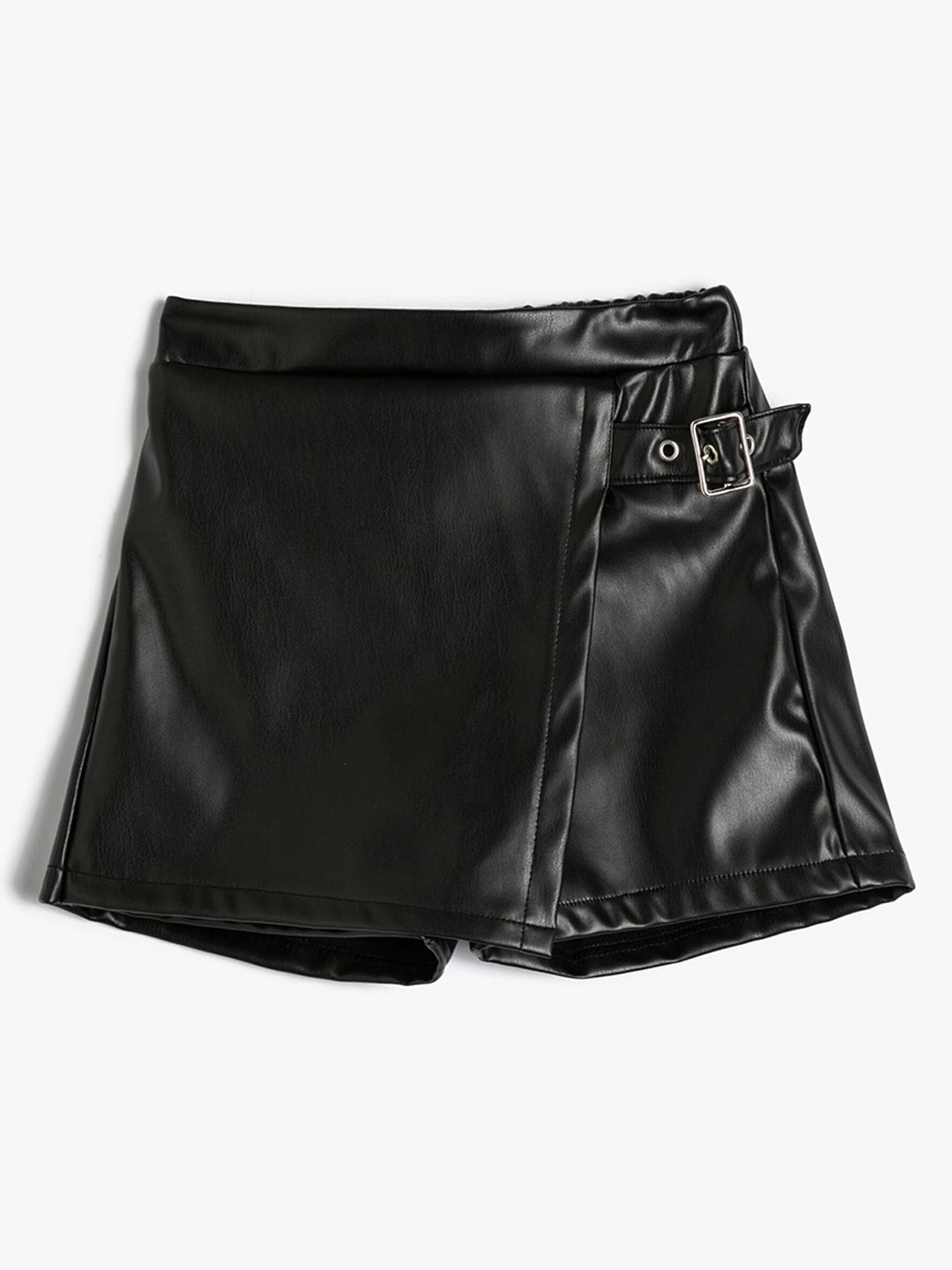 

Koton Girls Mid Rise Regular Shorts, Black