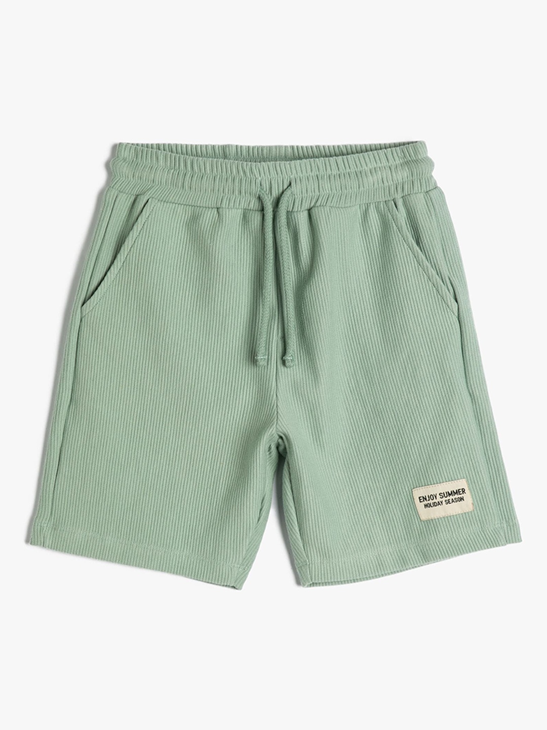 

Koton Boys Mid-Rise Regular Fit Shorts, Green