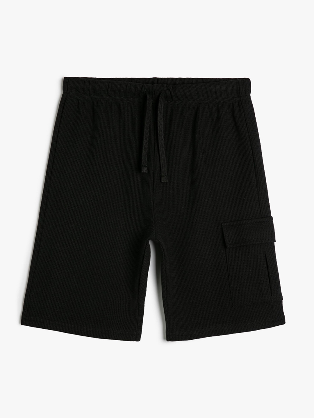 

Koton Boys Mid-Rise Shorts, Black