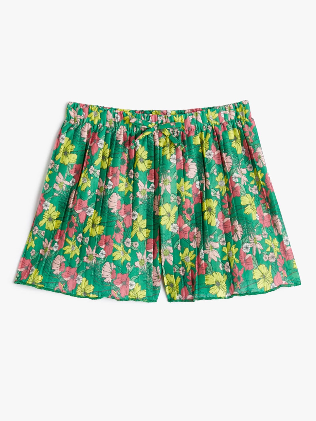 

Koton Girls Floral Printed Shorts, Green