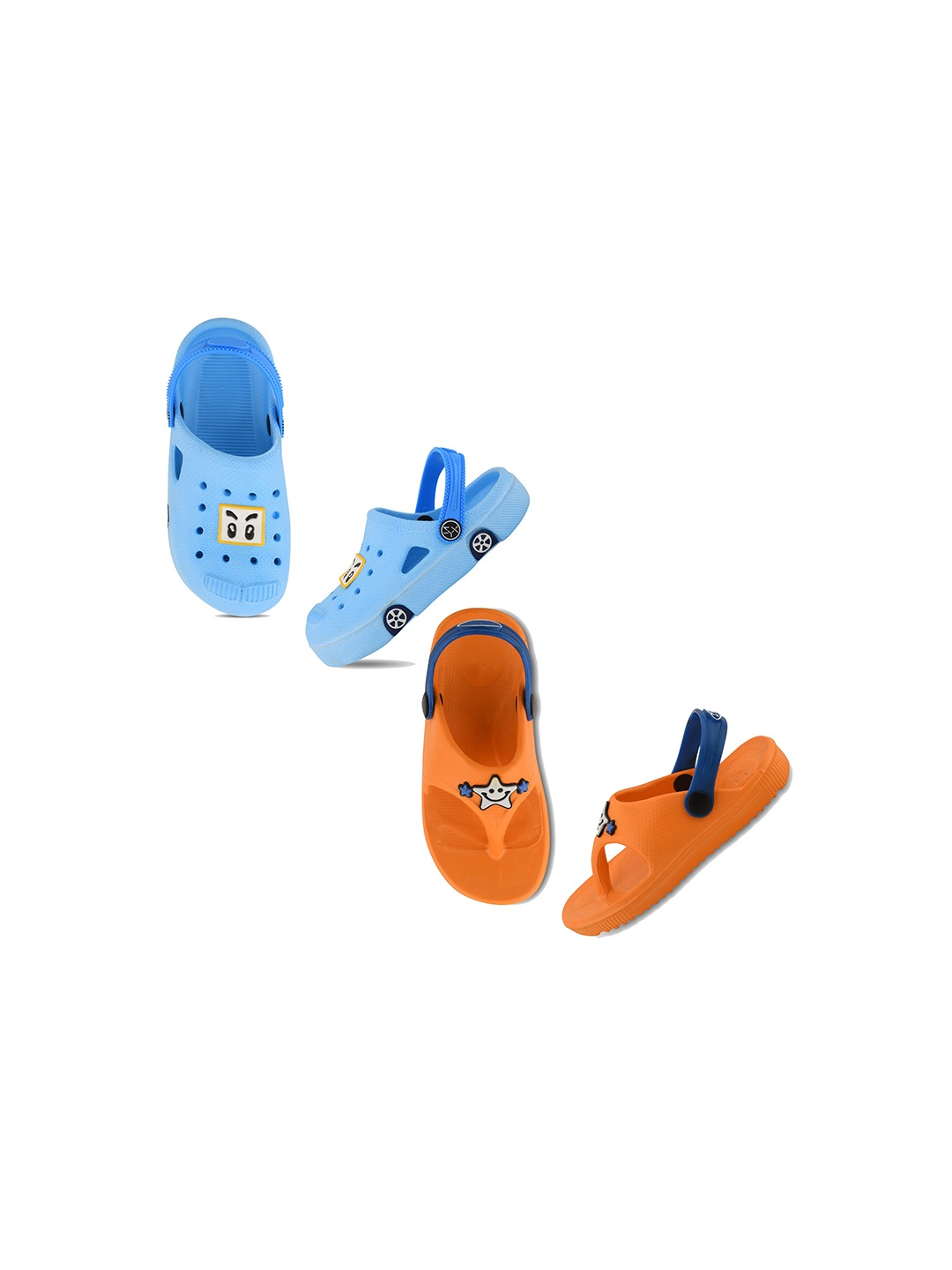 

Smartots Kids Set Of 2 Clogs, Blue