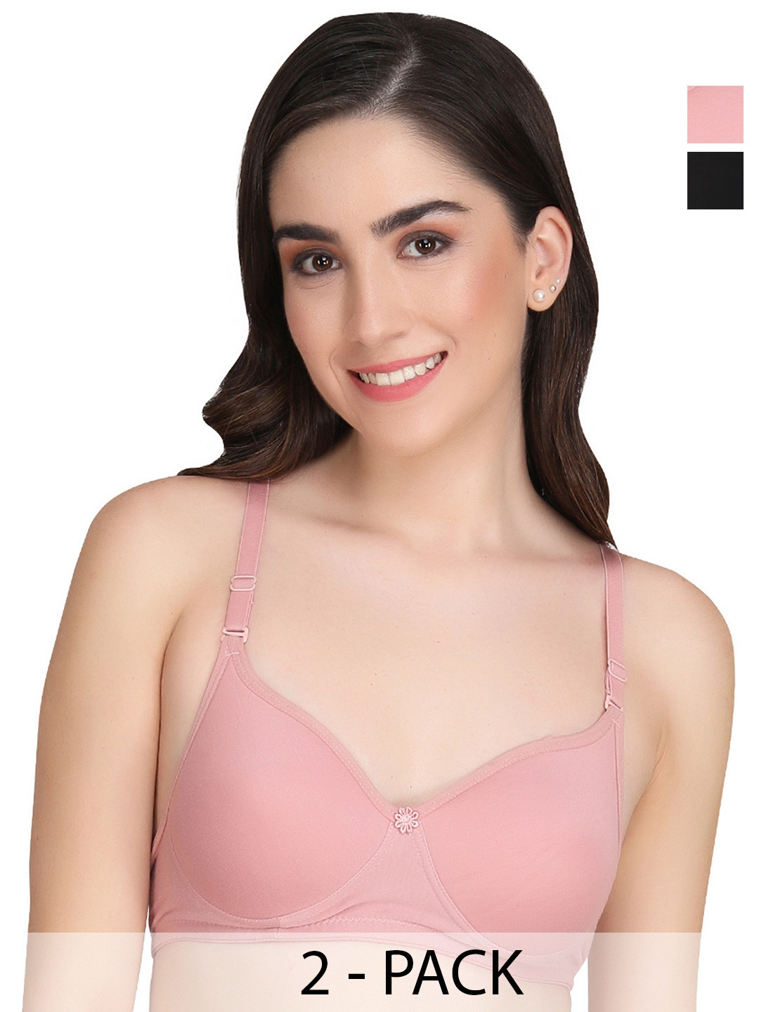 

Liigne Bra Full Coverage Lightly Padded, Peach