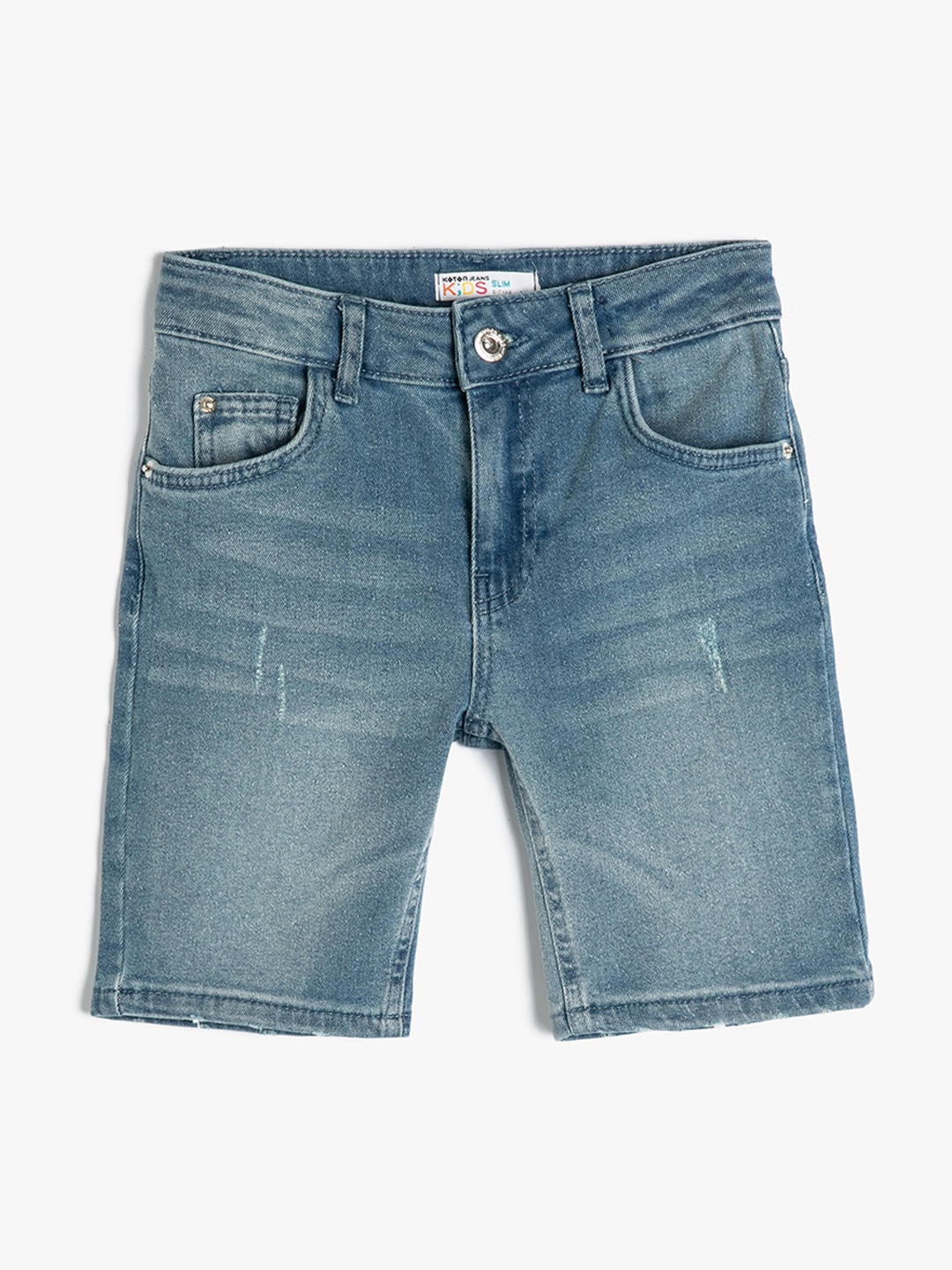 

Koton Boys Slim Fit Denim Shorts, Blue
