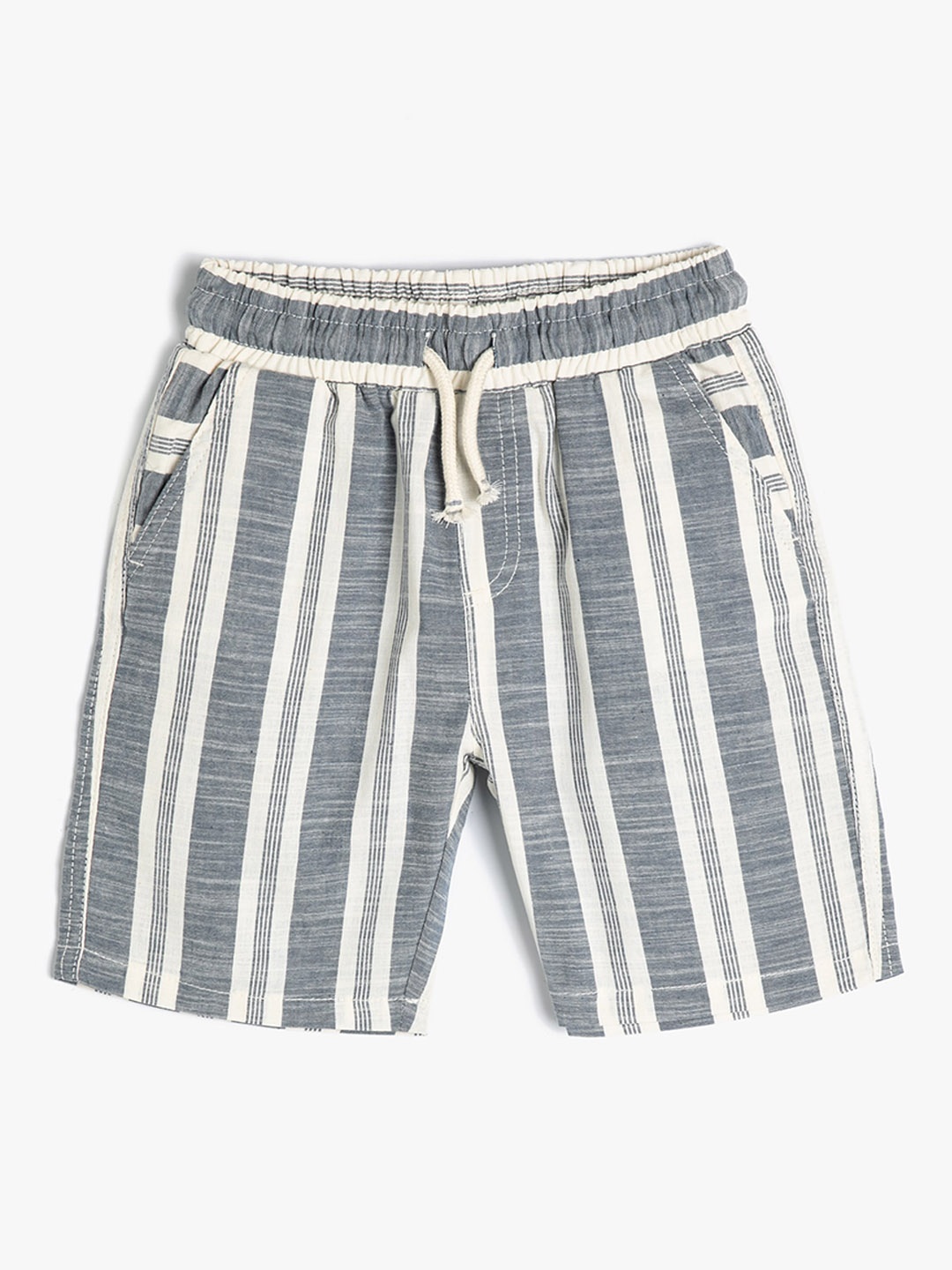 

Koton Boys Striped Technology Shorts, Blue