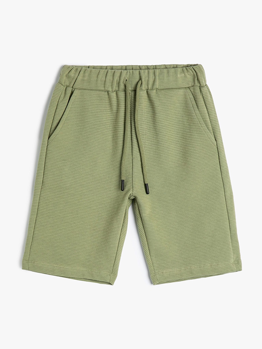 

Koton Boys Mid Rise Shorts, Khaki