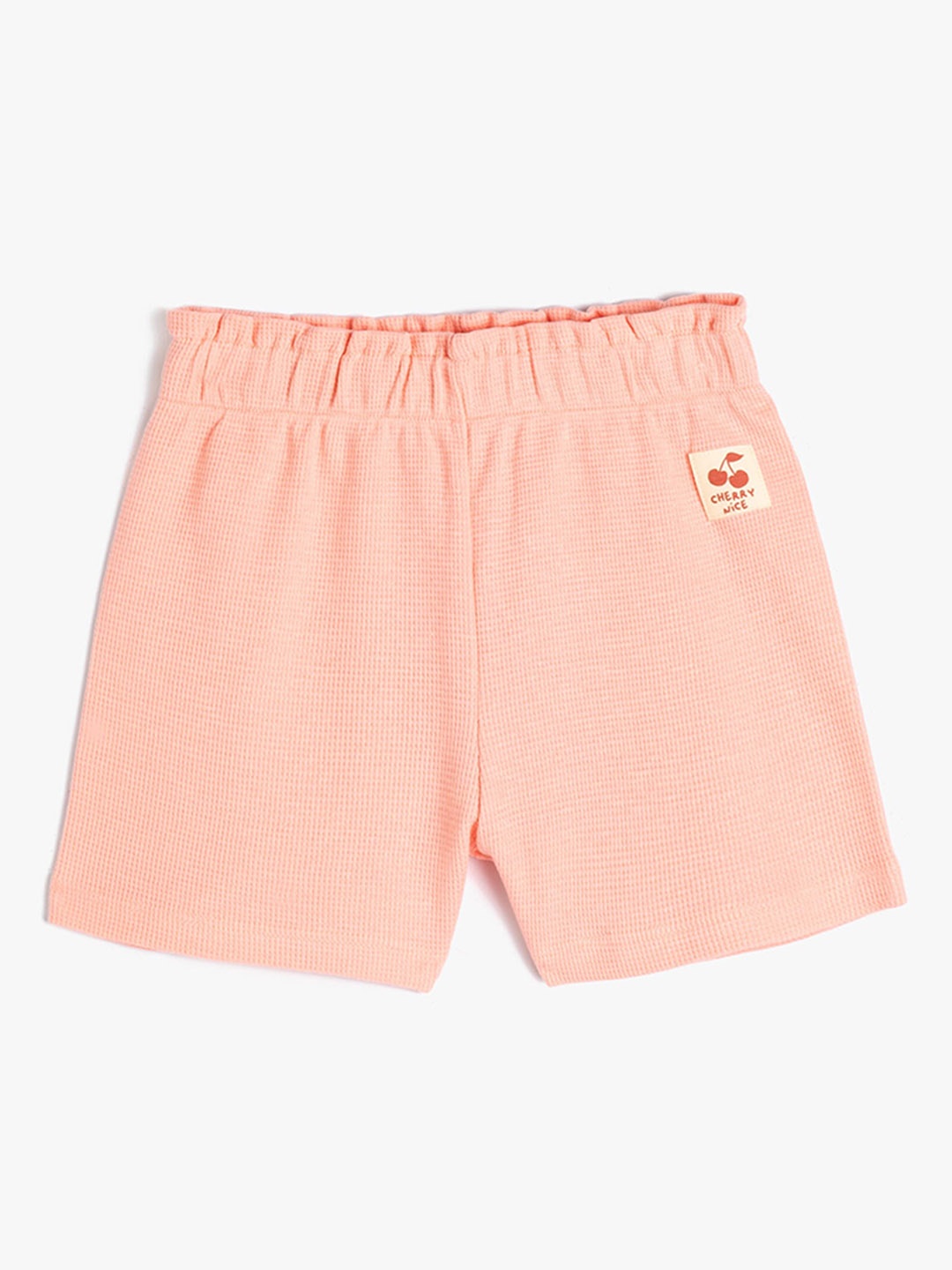 

Koton Girls Mid Rise Pure Cotton Shorts, Pink