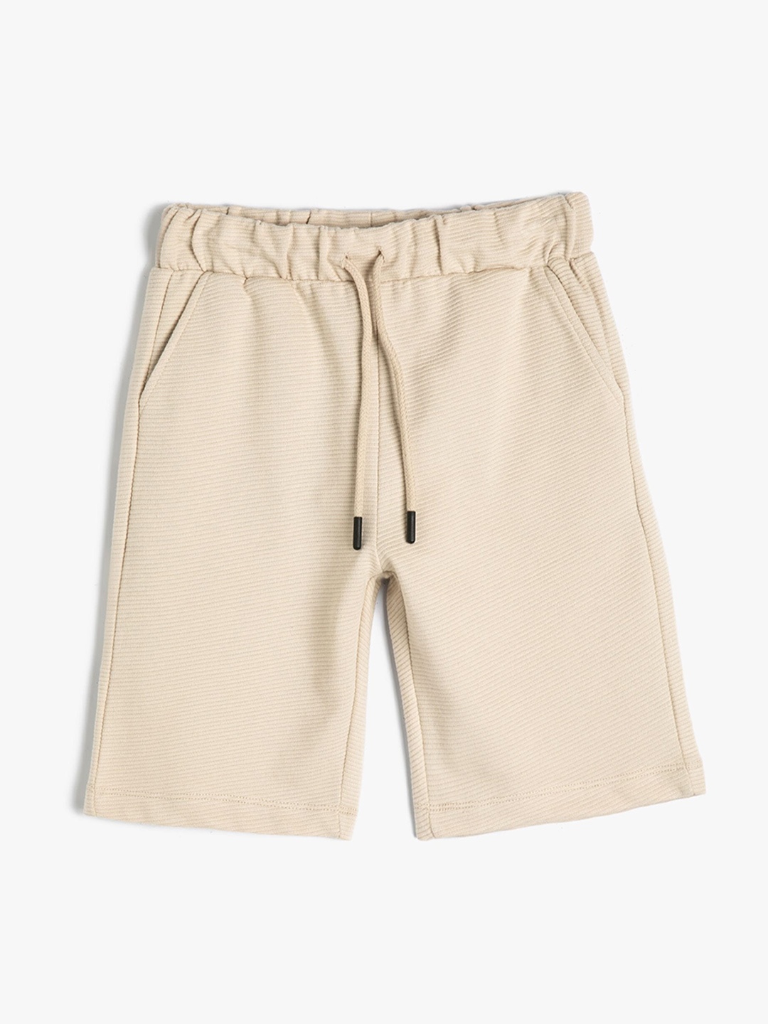 

Koton Boys Mid-Rise Shorts, Beige