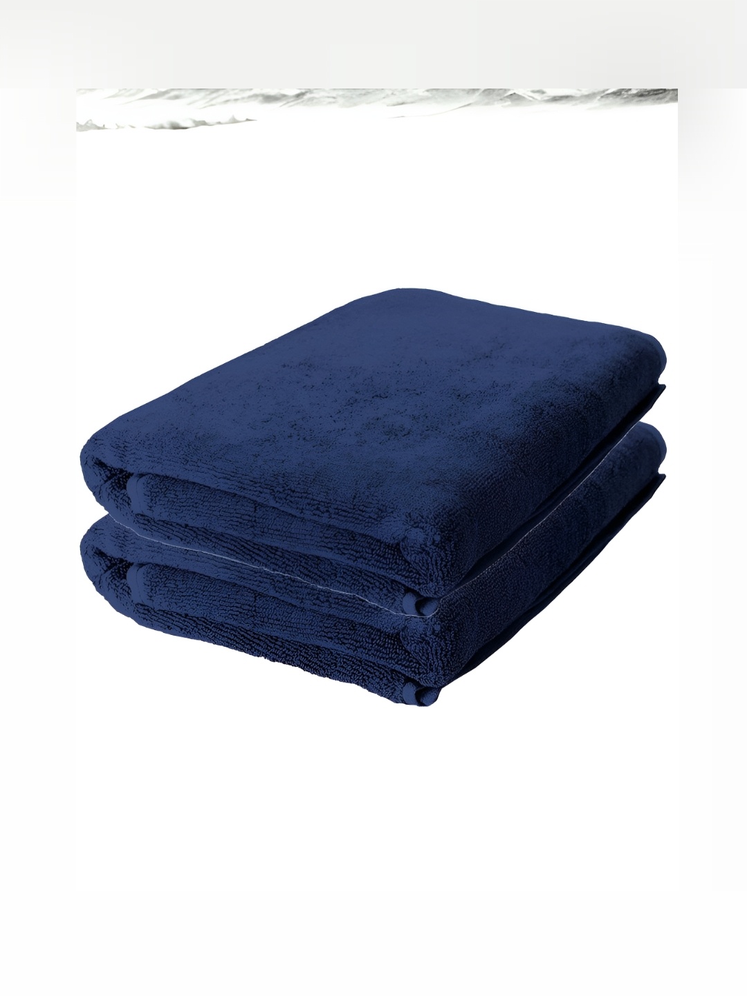 

The Better Home Blue 2 Pieces Bamboo Bath Towels