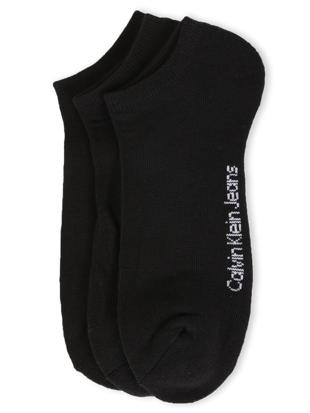 

Calvin Klein Men Pack Of 3 Patterned Shoe-Liner Socks, Black