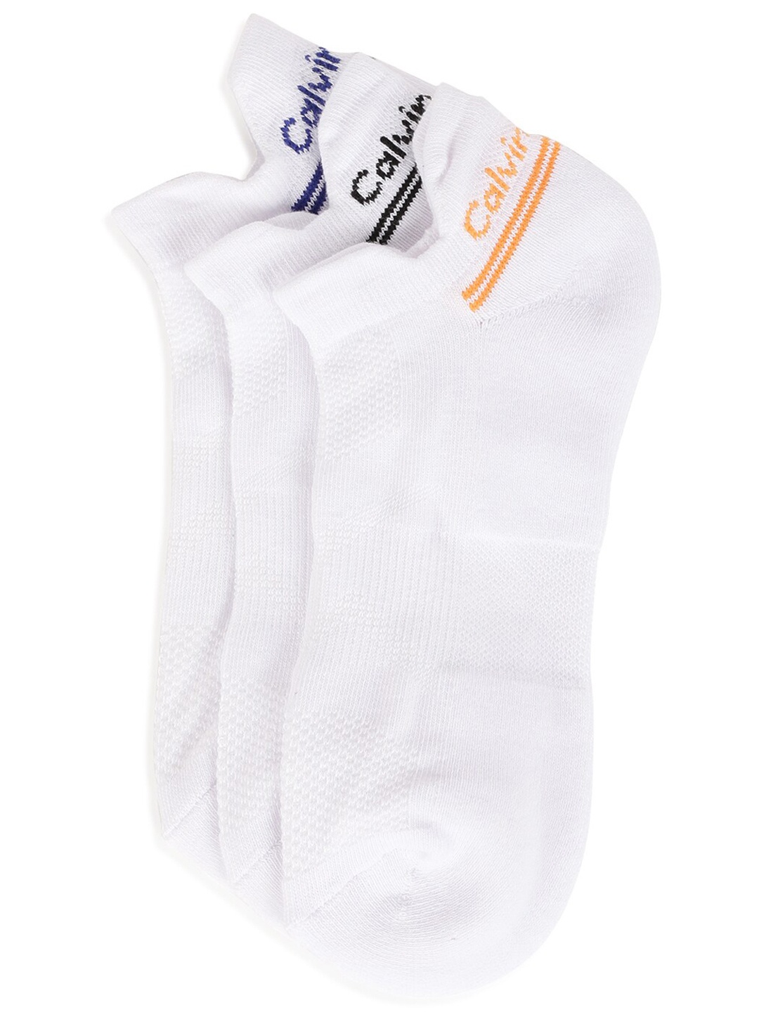 

Calvin Klein Men Pack Of 3 Ankle Length Socks, White
