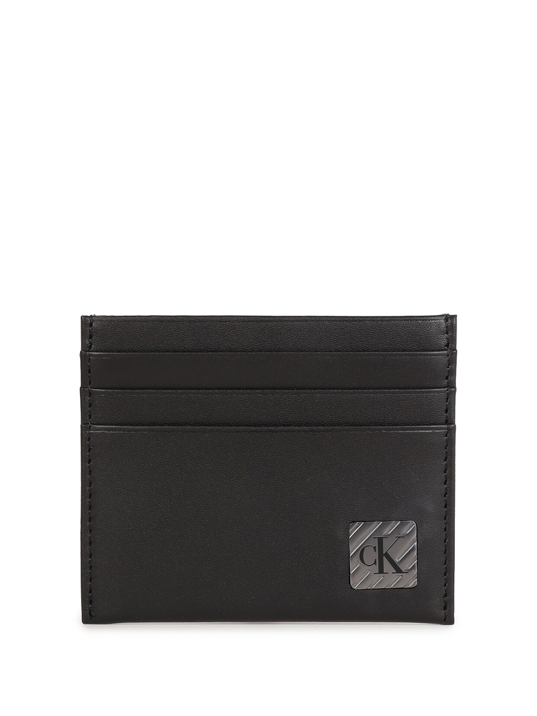 

Calvin Klein Men Leather Card Holder, Black