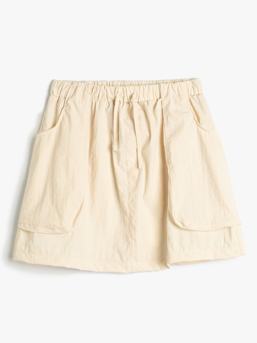 

Koton Girls A-Line Mini Skirt, Beige