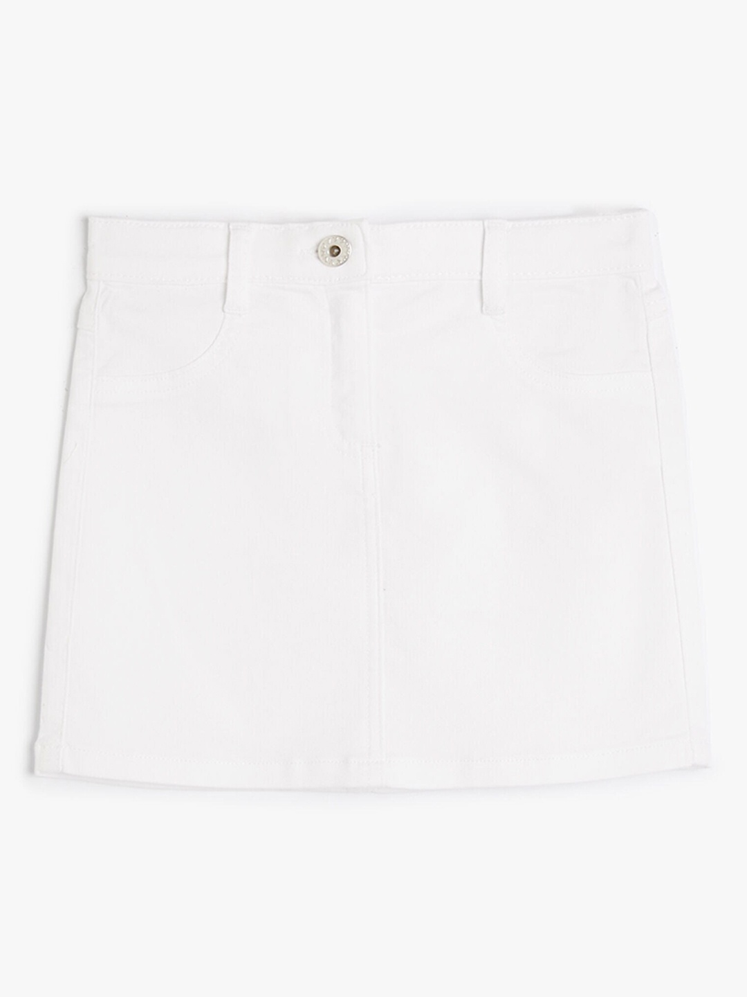

Koton Girls A-Line Mini Skirt, White