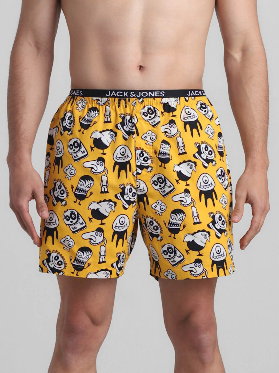 

Jack & Jones Printed Pure Cotton Boxer- 1084799001, Yellow