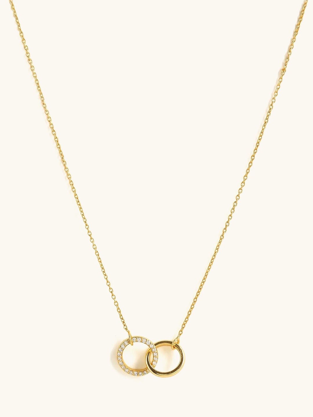 

Mabel 925 Sterling Silver 18 Karat Gold Plated Connection Necklace