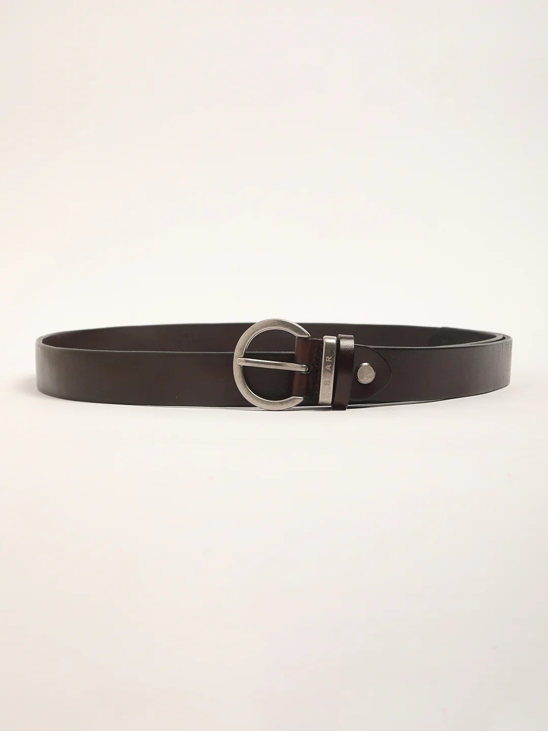 

THE BEAR HOUSE Men Leather Belt, Brown