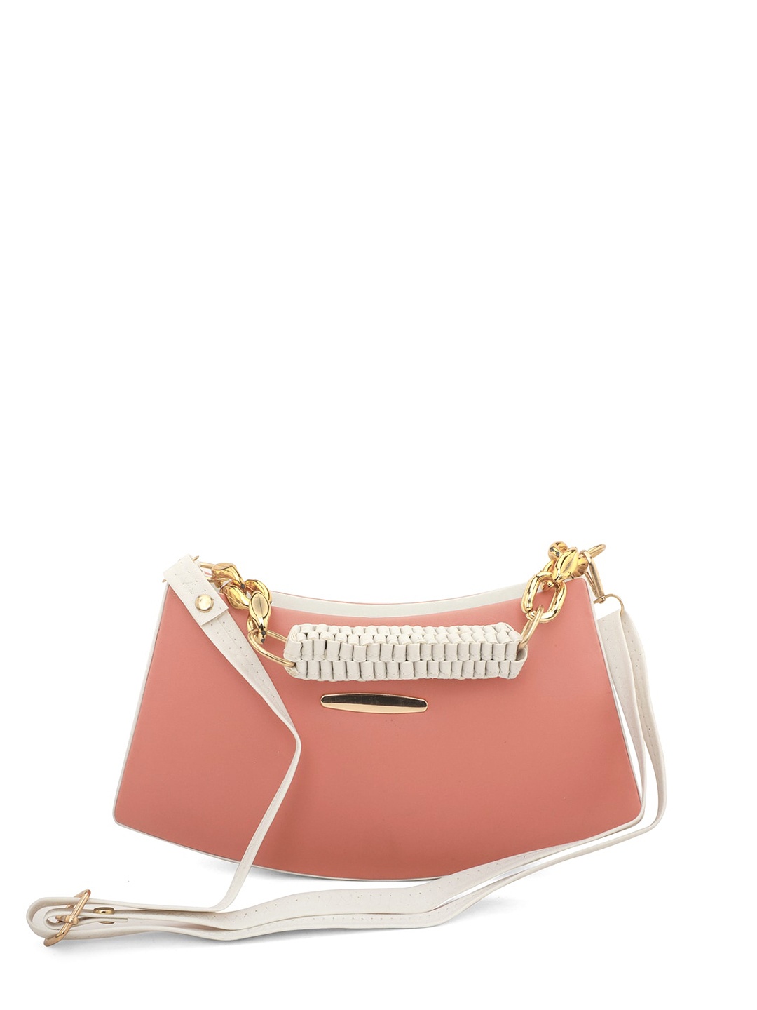 

DressBerry Bucket Hobo Bag with Tasselled, Peach