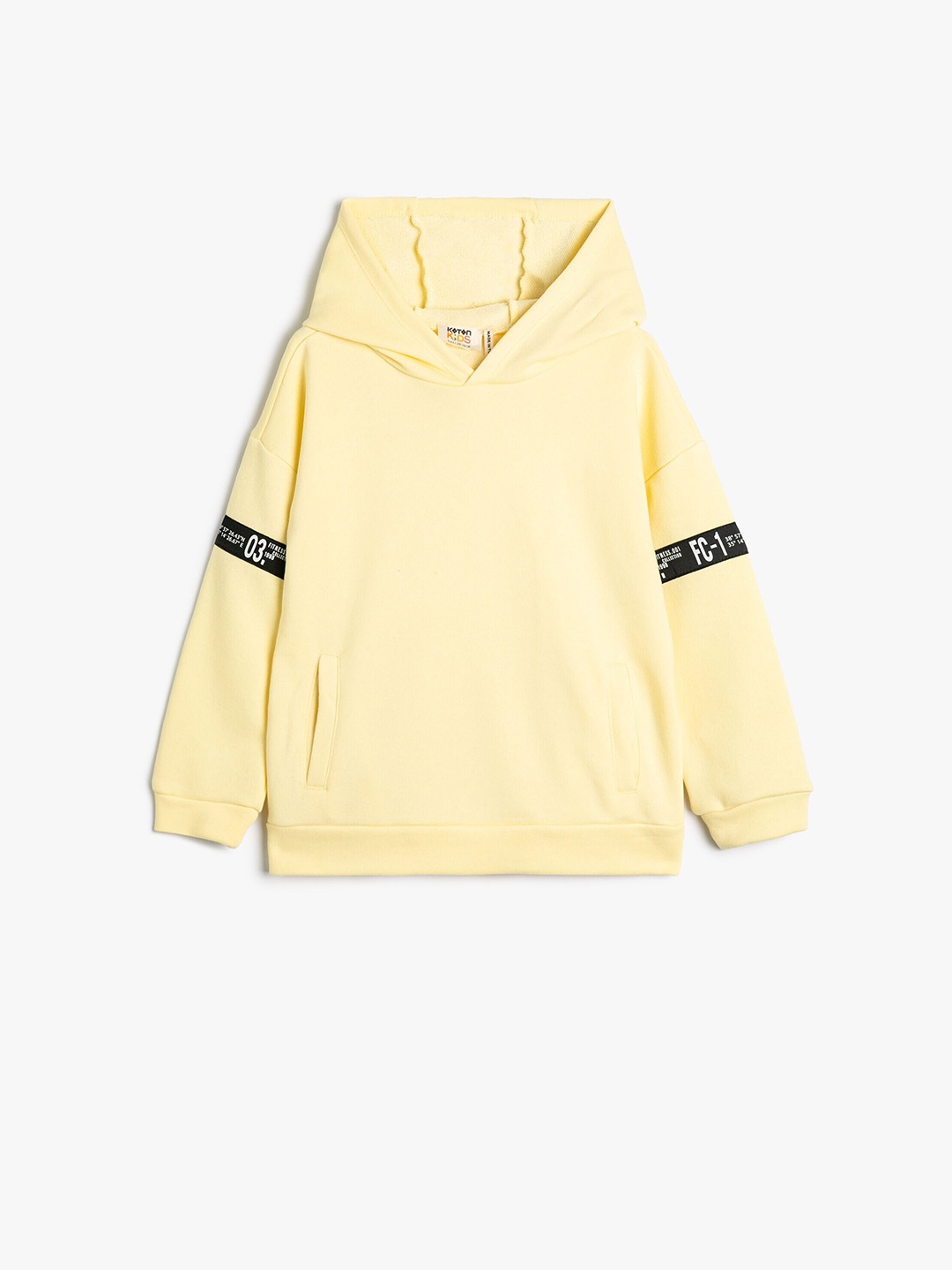 

Koton Boys Hooded Pullover, Yellow