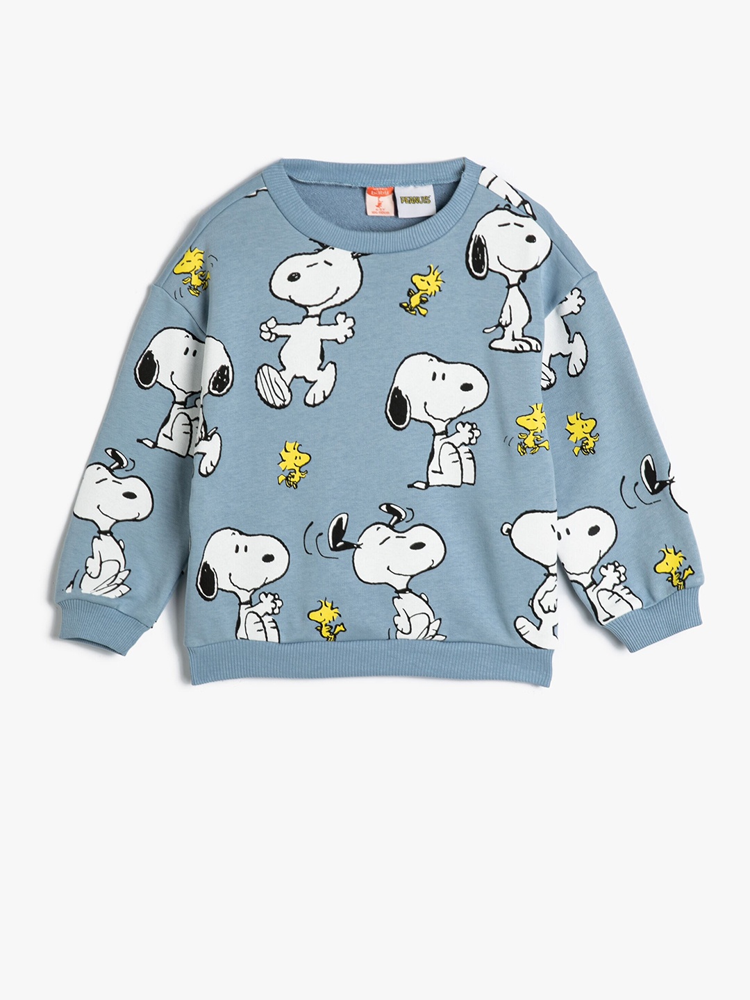 

Koton Boys Printed Round Neck Long Sleeves Pullover Sweatshirt, Blue