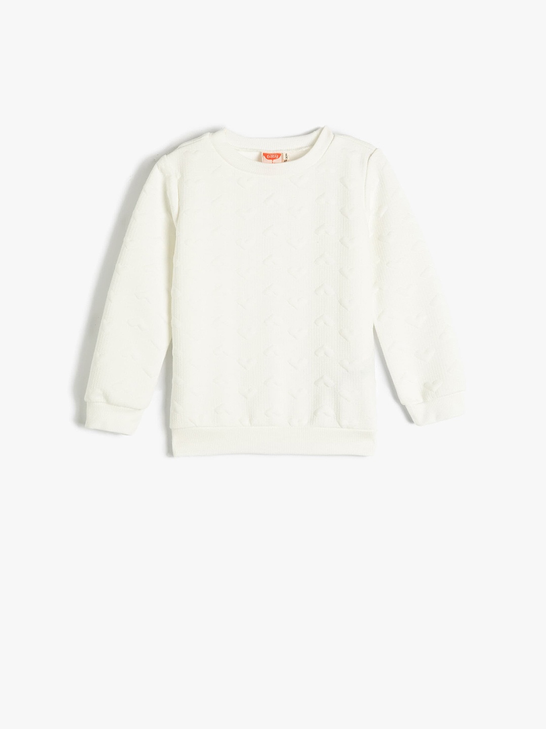 

Koton Girls Round Neck Sweatshirt, Beige