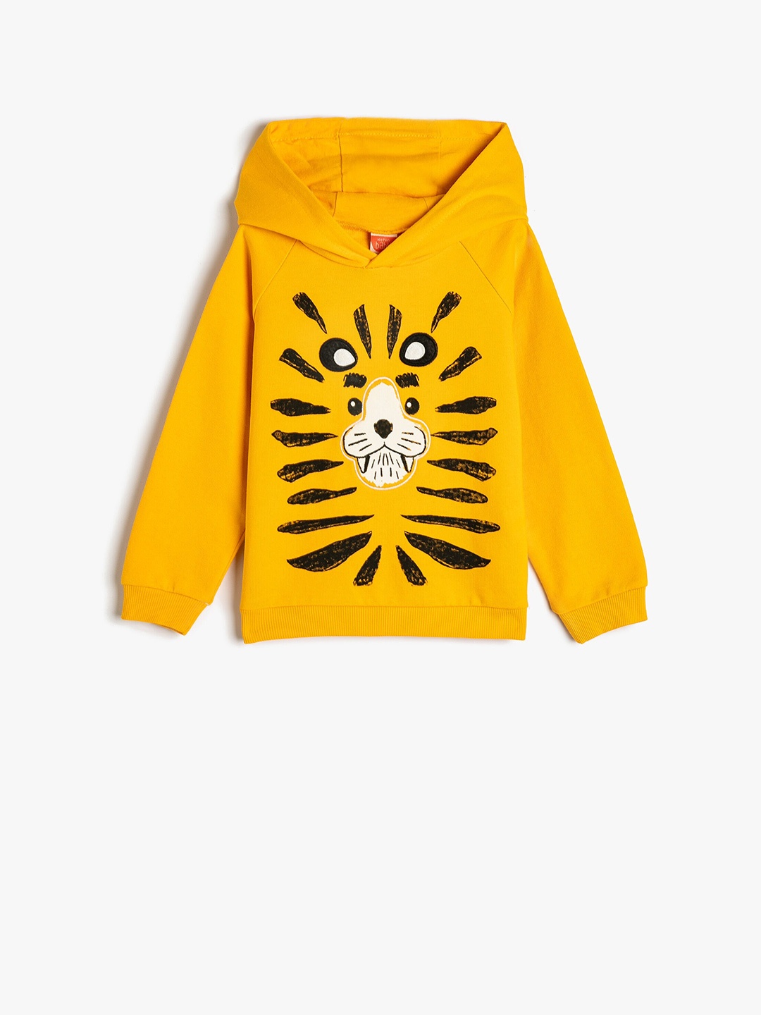 

Koton Boys Printed Hooded Cotton Sweatshirt, Yellow